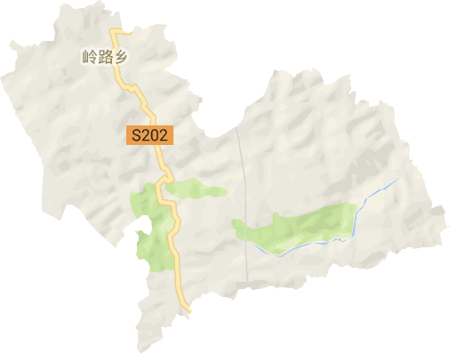 岭路乡电子地图