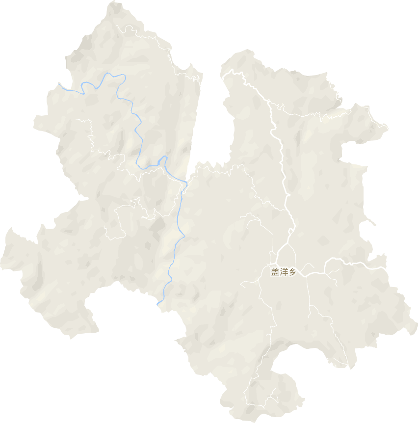 盖洋乡电子地图