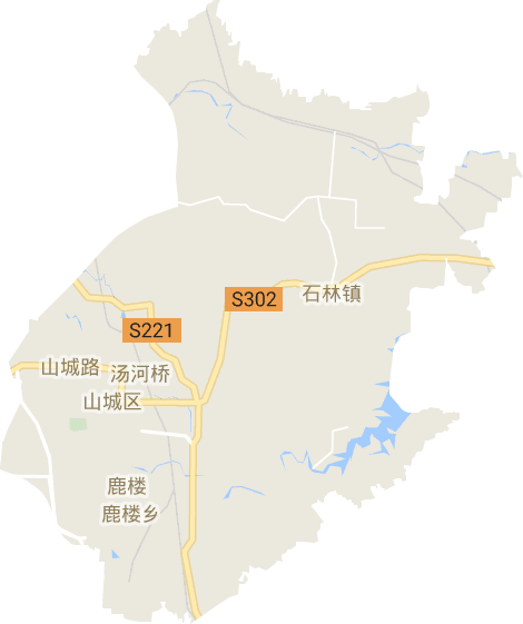 山城区电子地图