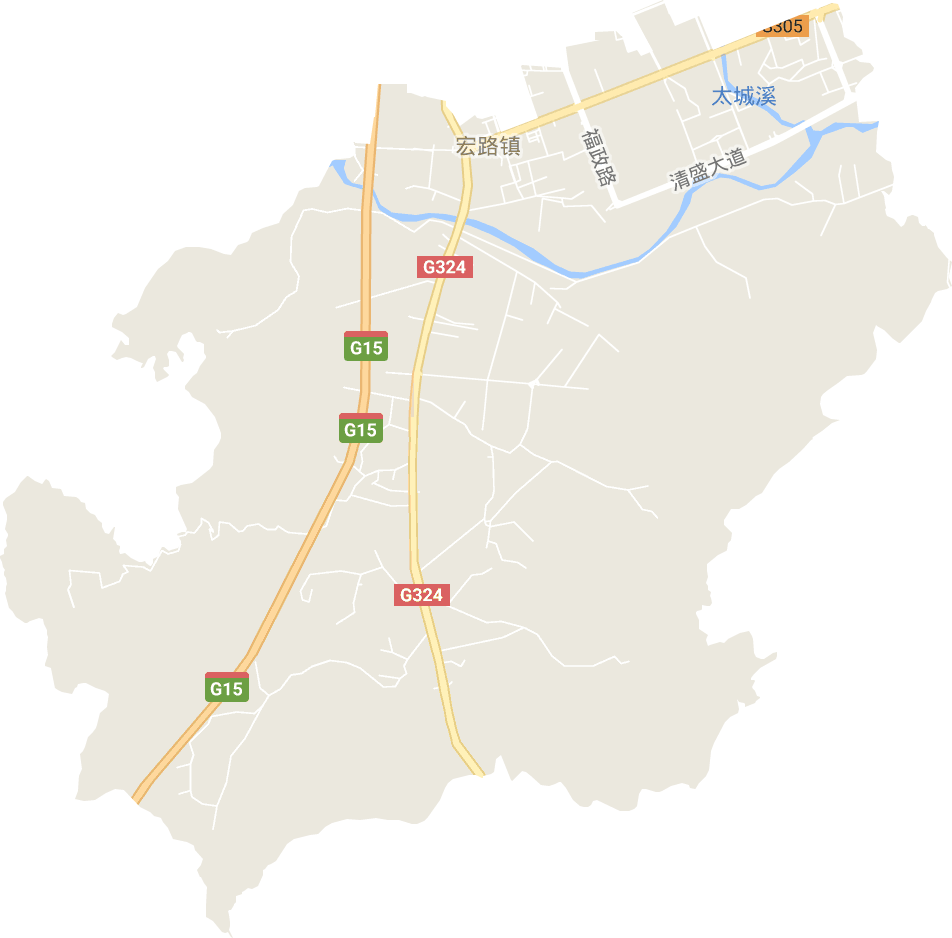 宏路街道电子地图