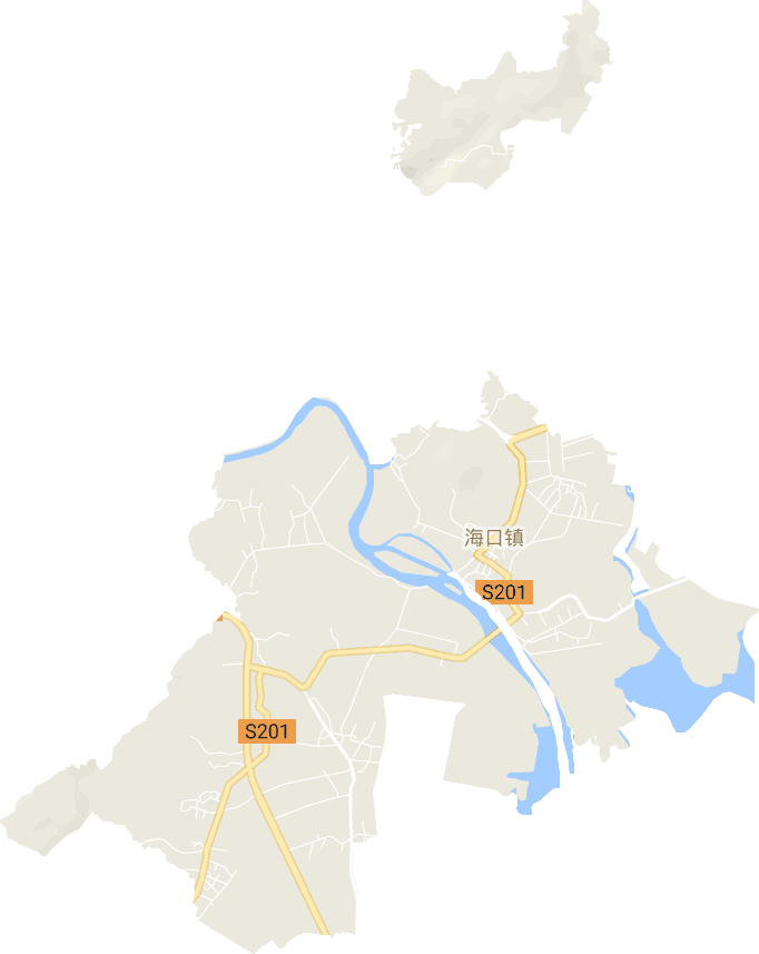 海口镇电子地图