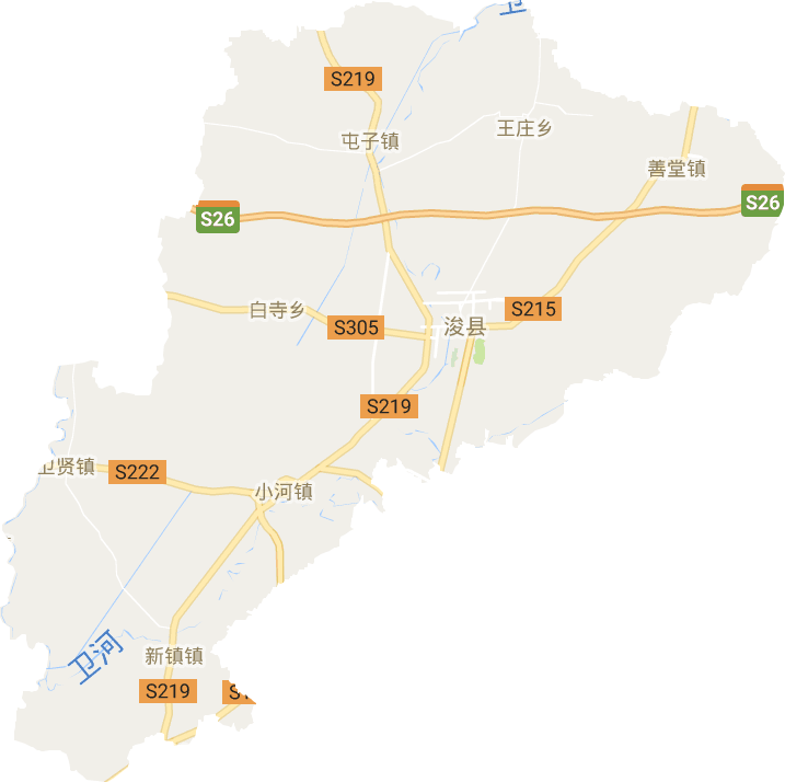 浚县电子地图