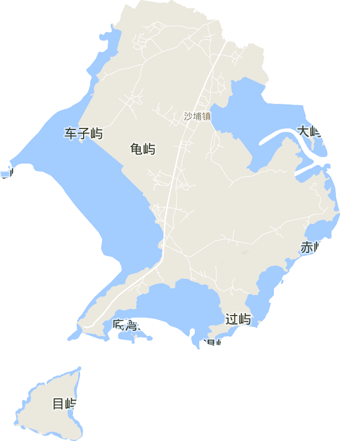 沙埔镇电子地图