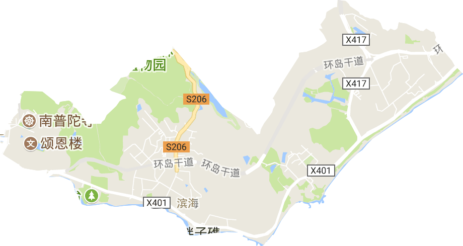 滨海街道电子地图