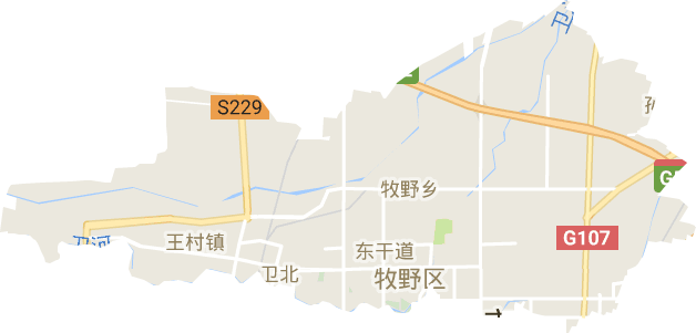 牧野区电子地图