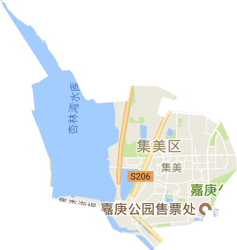 集美街道电子地图