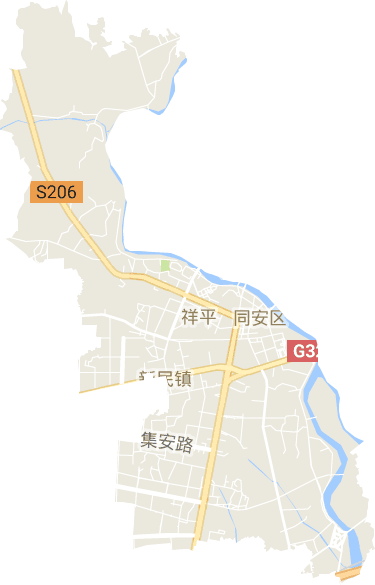 祥平街道电子地图