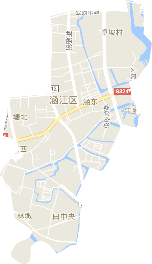 涵东街道电子地图