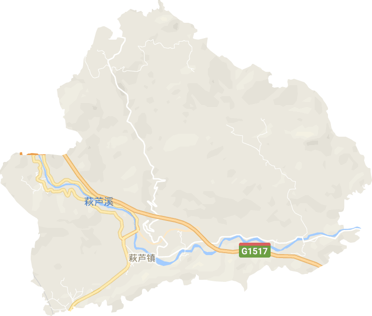 萩芦镇电子地图