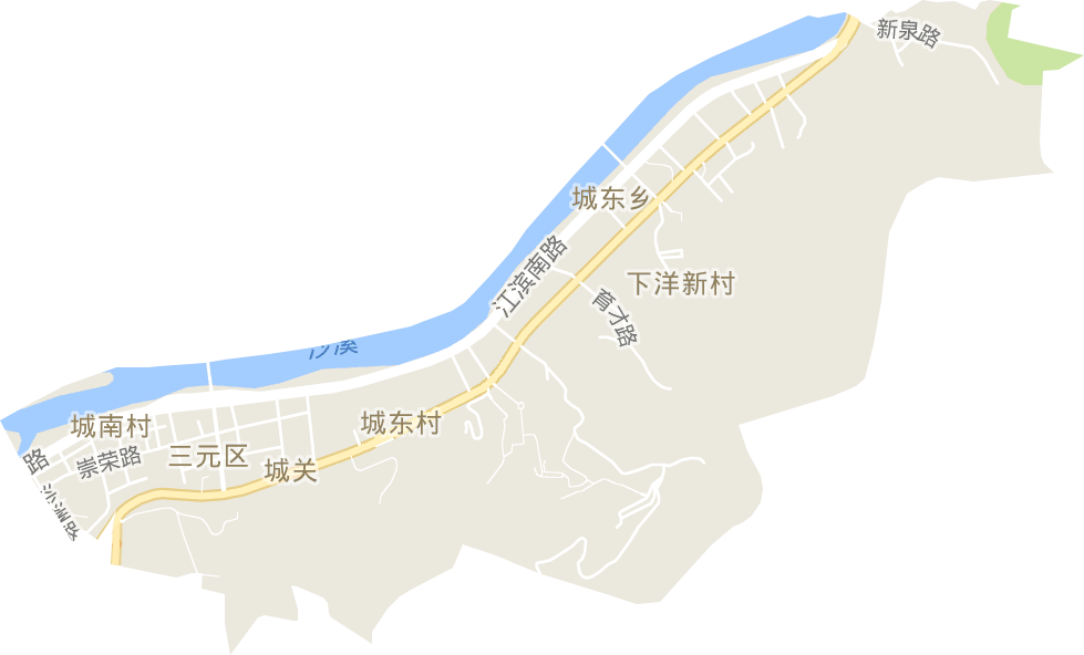 城关街道电子地图