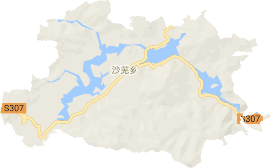 沙芜乡电子地图