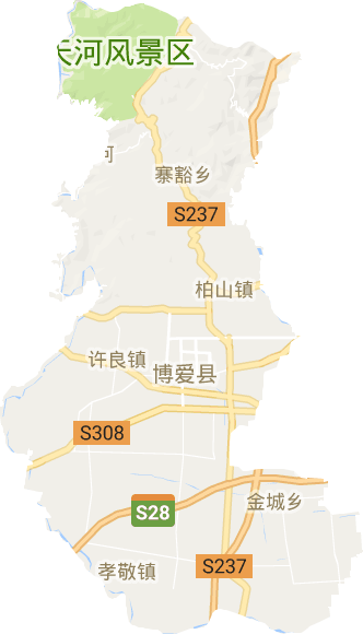 博爱县电子地图