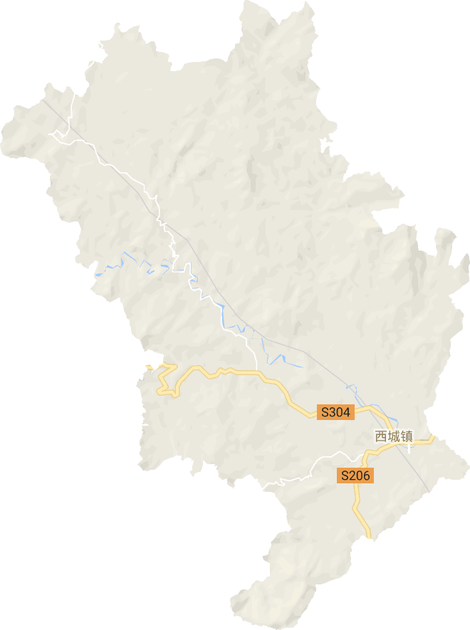 西城镇电子地图