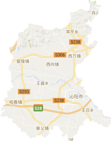 沁阳市电子地图