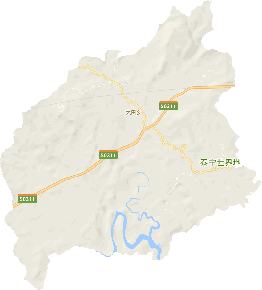 大田乡电子地图