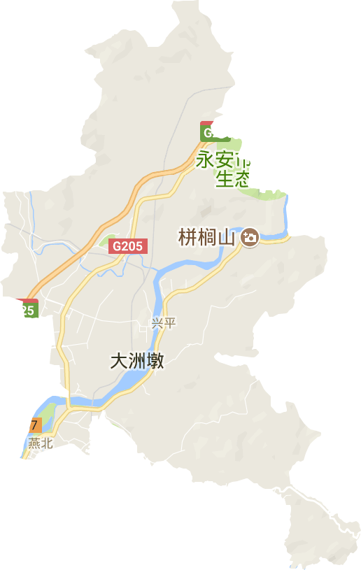 燕北街道电子地图