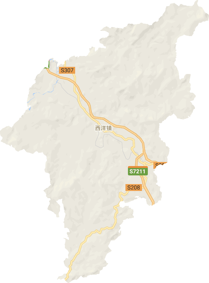 西洋镇电子地图