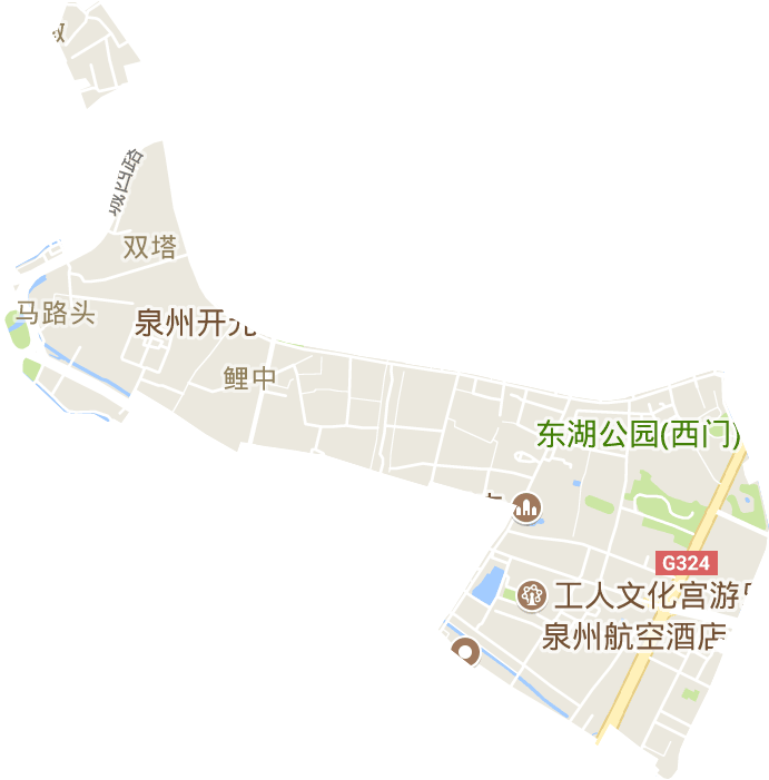鲤中街道电子地图
