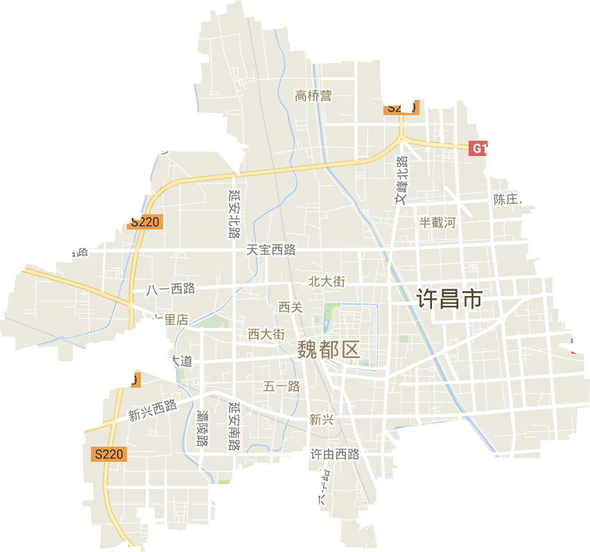 魏都区电子地图