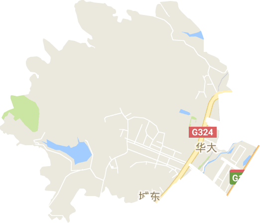 华大街道电子地图
