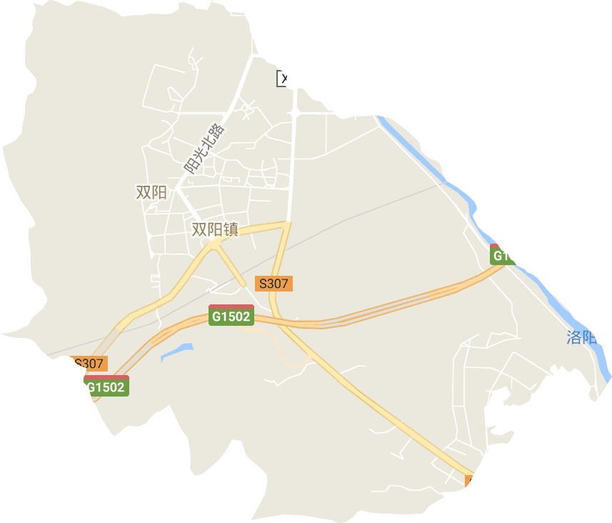 双阳街道电子地图