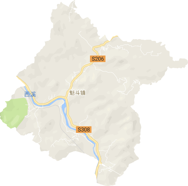 魁斗镇电子地图