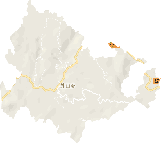 外山乡电子地图