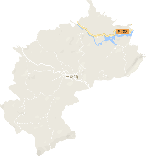 三班镇电子地图