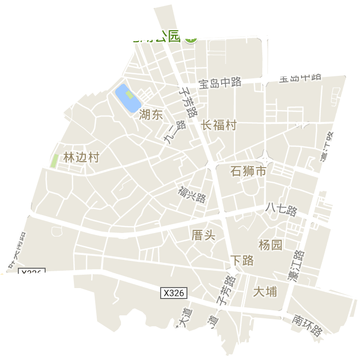 湖滨街道电子地图