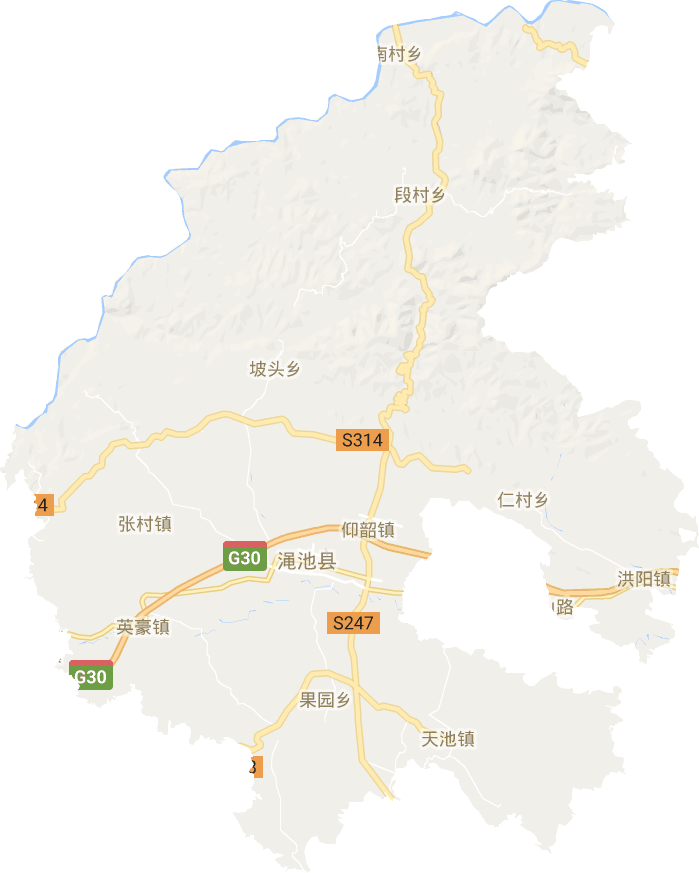 渑池县电子地图