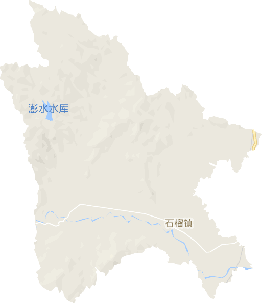 石榴镇电子地图