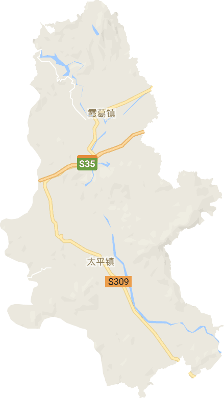 霞葛镇电子地图