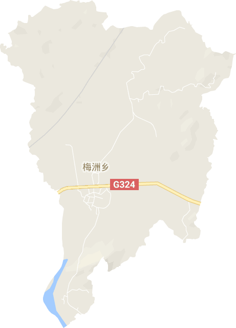 梅洲乡电子地图