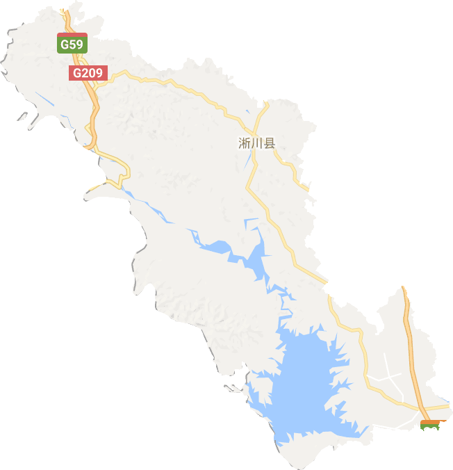 淅川县电子地图