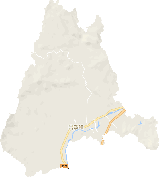 岩溪镇电子地图