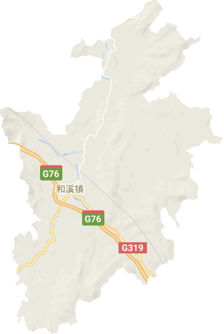 和溪镇电子地图