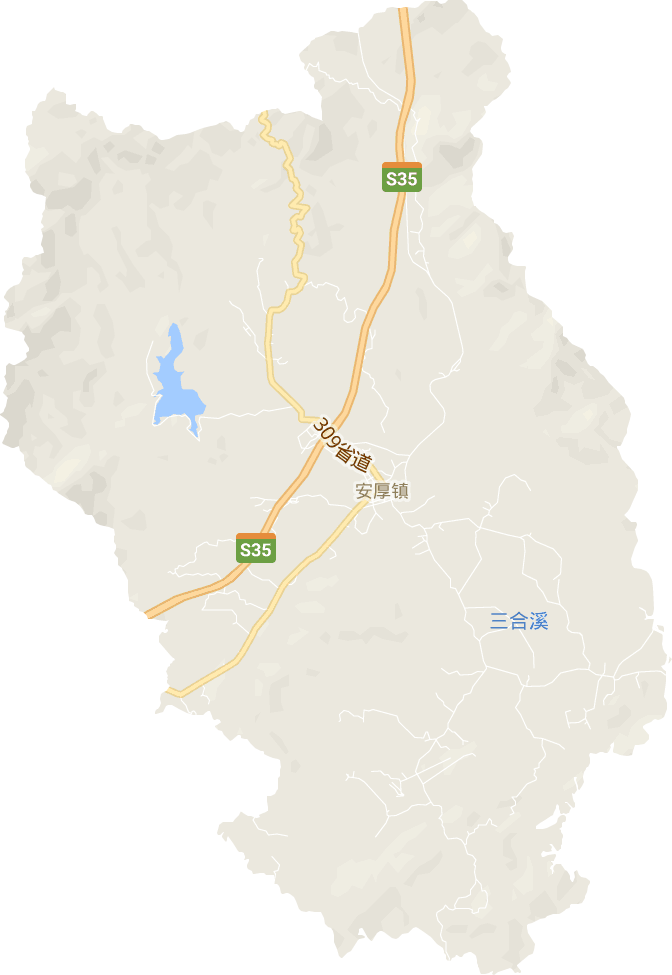 安厚镇电子地图