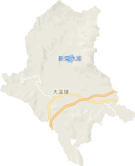 大溪镇电子地图