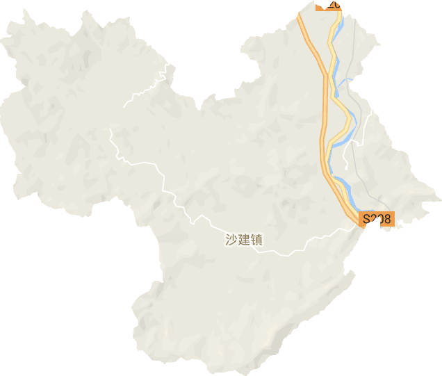 沙建镇电子地图