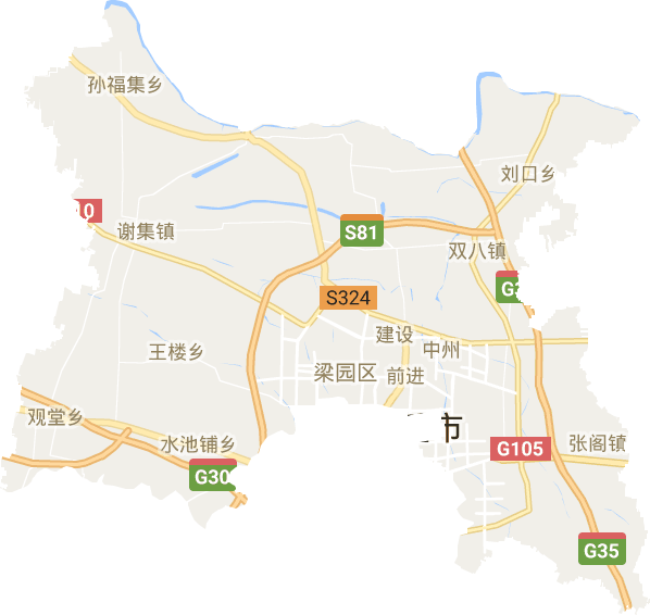 梁园区电子地图