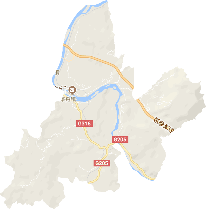 来舟镇电子地图