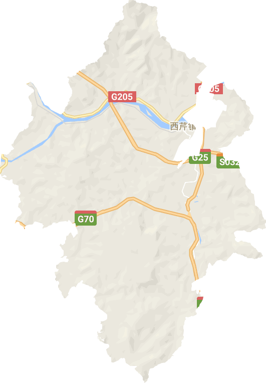 西芹镇电子地图
