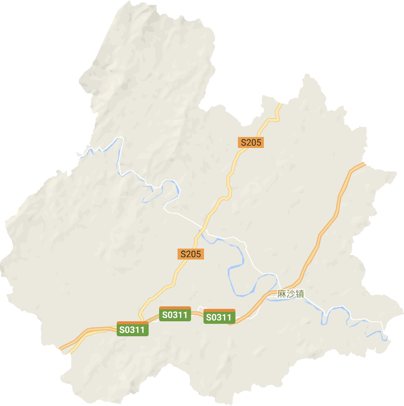 麻沙镇电子地图