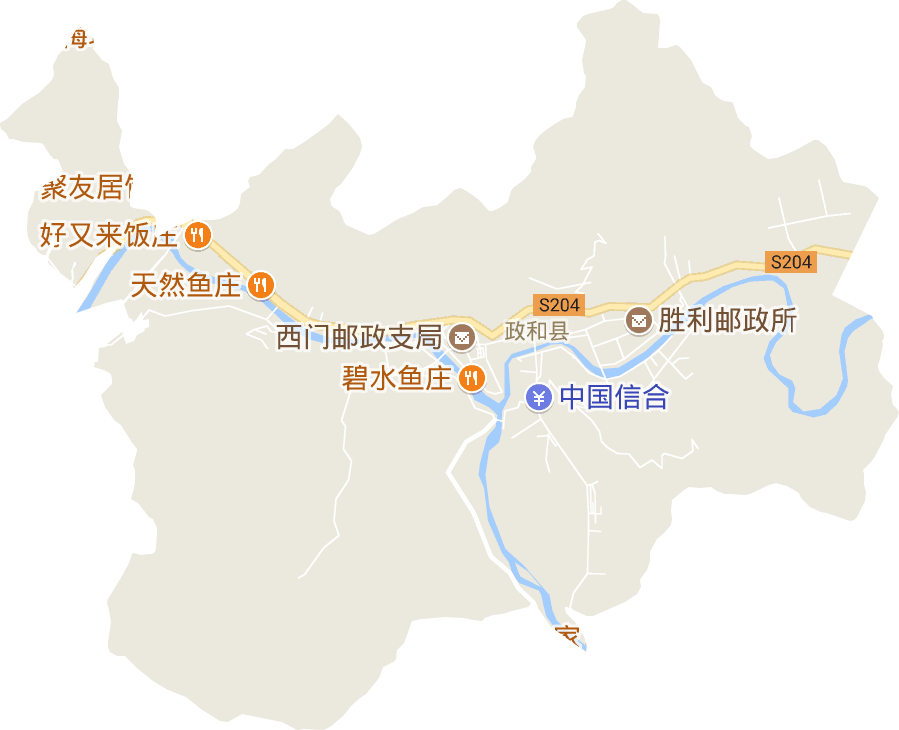 熊山街道电子地图