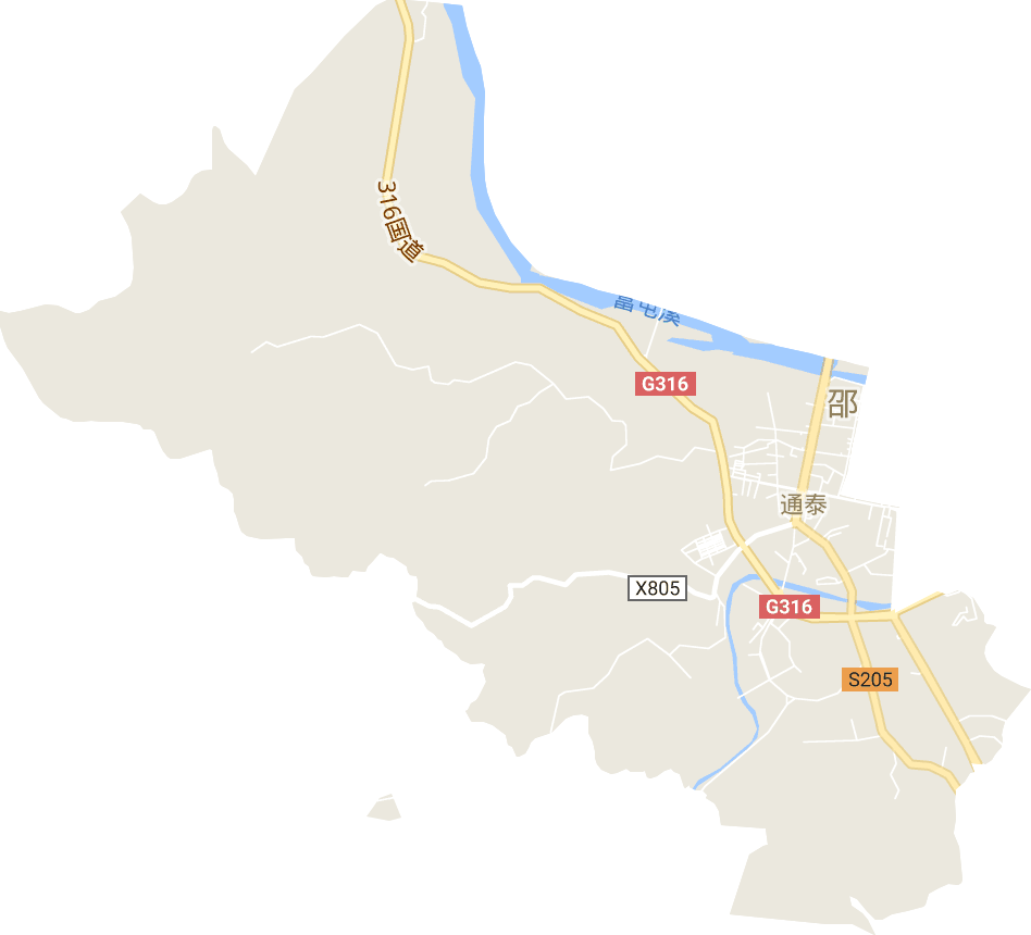 通泰街道电子地图