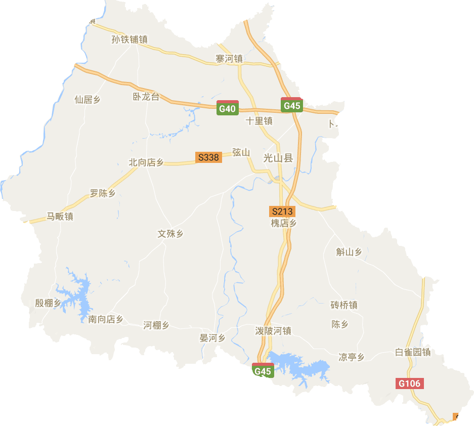 光山县电子地图