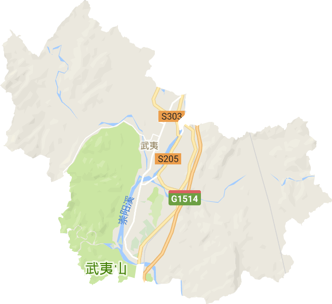 武夷街道电子地图