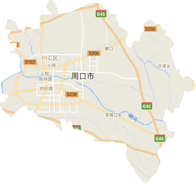 川汇区电子地图