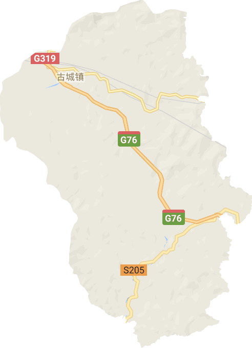 古城镇电子地图