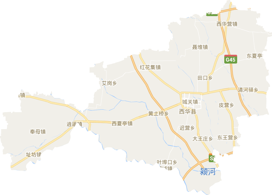 西华县电子地图